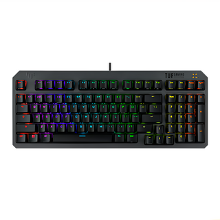 ASUS 華碩 TUF GAMING K3 Gen II 機械式電競鍵盤 原廠保固, 90MP0390-BKTA01, 黑色, 光學紅軸