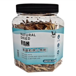 WEIYITER 維益特 台灣公司貨 嚴選乾燥小魚乾 爬蟲專用, 180g, 1罐