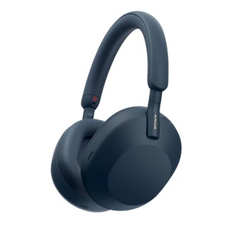 SONY 索尼 耳罩式防噪耳機 HD降噪處理器, WH-1000XM5, 藍色