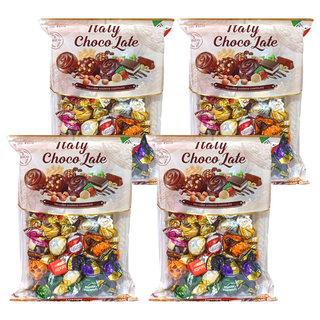 Europe Holiday Italy Choco Late 綜合巧克力，口味多樣，回味無窮, 300g, 4袋