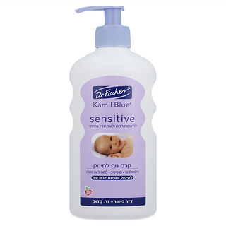 Dr.Fischer 費雪博士 敏感寶貝專用型乳液, 質地好吸收 清爽不黏膩 圓弧鋸齒狀瓶身, 500ml, 1瓶