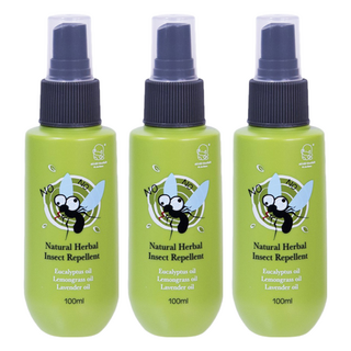 KU.KU Duckbill 酷咕鴨 尤加利萃取精油防蚊噴霧 100ml 不含敵避 遠離小黑蚊/病媒蚊, 3瓶