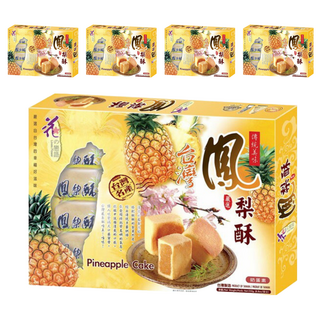 花之戀語 台灣鳳梨酥, 250g, 原產地台灣, 5盒