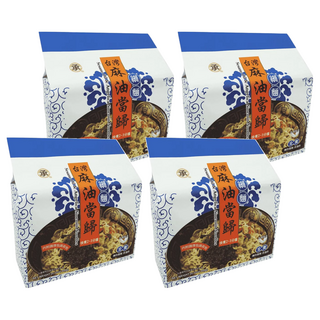 承昌食品 麻油當歸細麵 純素, 無人工添加物 無添加防腐劑、味精 蒸煮乾燥不經油炸,快煮3分鐘, 800g, 4袋