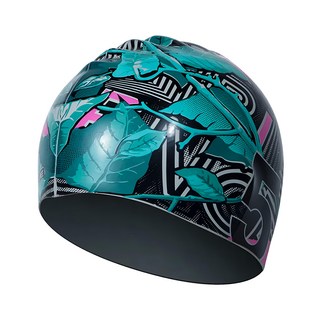 MAD WAVE NATURE 矽膠泳帽, FREE(單一尺寸), 混合色, 1個