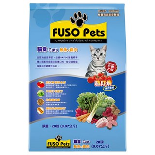 FUSO Pets 福壽 貓食 - 貓糧, 鮪魚 + 雞肉, 9.07kg, 1袋