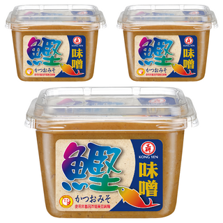 工研 鰹魚味噌 500g 非基因改造黃豆釀造, 3盒