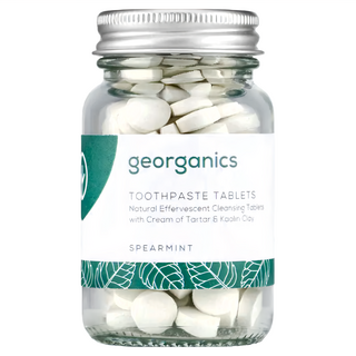 georganics Vegan 礦物牙膏錠 留蘭香薄荷120顆, 137g, 1罐