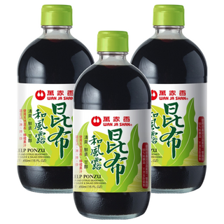 萬家香 昆布和風露 清爽鮮美甘醇, 450ml, 3瓶