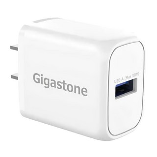 GIGASTONE 立達 QC3.0充電器 GA-8121W, 白色, 1個