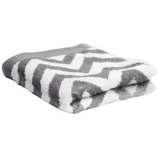 日本桃雪 今治北歐毛巾 日本製造 吸水力佳 快乾 33x79cm, 黑霧灰, 1條