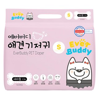 Everbuddy 母犬專用寵物尿布, 50個裝, 1個, 小型