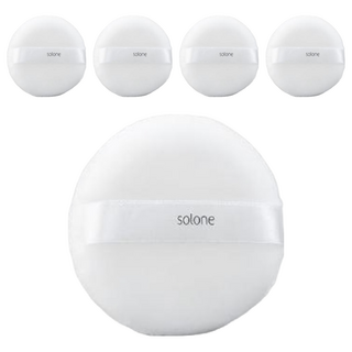 Solone 特級日本立絨蜜粉撲 55mm, 1755-01, 5個