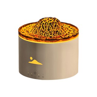 西格傢飾 火山熔岩香薰機加濕器, 115 x 115 x 112mm, 白色, 230ml, HX-130A