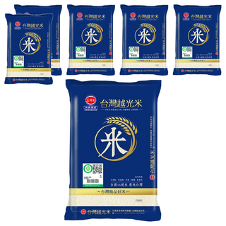 三好米 履歷台灣越光米 晶瑩剔透 顆粒飽滿 香甜Q彈 白米 壽司飯糰, CNS一等, 1.5kg, 6包