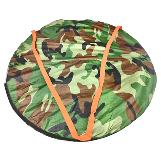 迷彩露營帳篷 雙門 玻璃纖維桿, 迷彩A, 3~4人