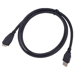 Cable 專業級USB 3.0超高速傳輸線 A公-Micro 10P公 100cm, 1條