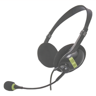 DR.MANGO 芒果科技 電腦耳機麥克風 USB線控升級款, 黑色