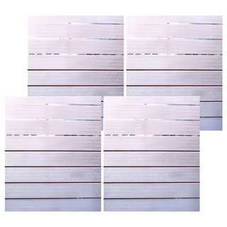 半島良品 抗UV防曬靜電貼窗貼 4張, 百葉磨砂