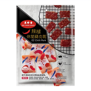 Bee Cheng Hiang 美珍香 辣椒休閒豬肉乾, 1個, 270g