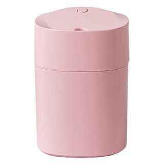 輕巧二段香薰霧化加濕器, 北歐粉, ABS材質, 70x70x9.5mm, 不適用