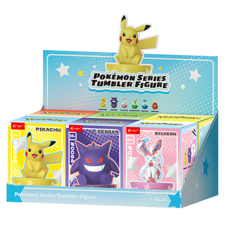 PoKeMoN 寶可夢 台灣公司貨 排排坐不倒翁系列公仔6件組, 1組