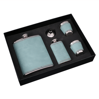 隨身酒壺禮盒五件組, 隨身酒壺 + 小酒杯 + 漏斗, 1組