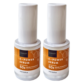 SCARLETT 維生素C精華液，C-Power Serum，15ml, 2瓶