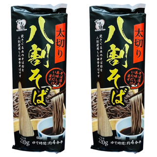 高尾製粉 厚切八割蕎麥麵, 220g, 2包