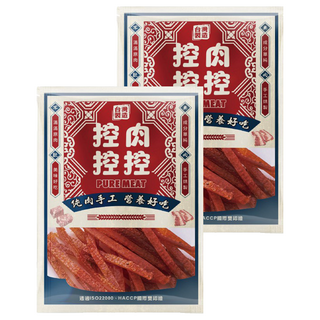 控肉控控 寵物肉乾 新鮮肉品、低卡低脂低膽固醇, 蜜汁雞腿肉條, 80g, 2包