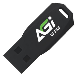 AGi 亞奇雷 USB 3.2 隨身碟 UP138，高速存取，鋅合金外殼，簡約俐落設計, 64GB, 1個