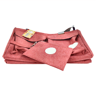 SO In SEWInG 所以相縫 多功能側背包 附手拿包-胭脂粉, 40 cm x 28 cm x 29 cm