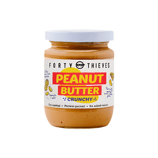 FORTY THIEVES 頂級顆粒花生醬，非基因改造原料，無防腐劑，紐西蘭原裝進口, 235g, 1罐