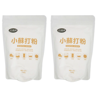 巧易潔 小蘇打粉 重量包 餐具/衣物/冰箱/衛浴/蔬果清潔適用, 1.1kg, 2包