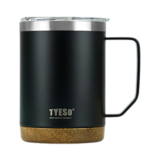 TYESO 泰碩 304不鏽鋼馬克杯 530ml, 1個, 黑色