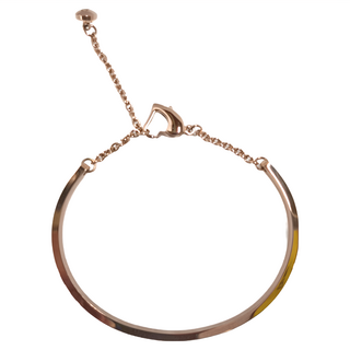 RADIANT STAR 璀璨之星 鈦鋼 MARIGOLD 非你莫屬 簡約素面手鍊 KMD016