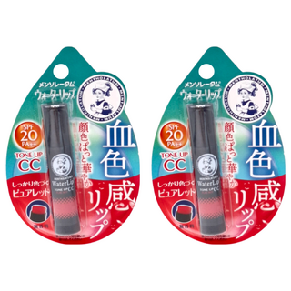 MENTHOLATUM 曼秀雷敦 保水力 潤色護唇膏 Tone Up SPF20/PA++, Tone Up 提升血色感, 2支, 4.5g