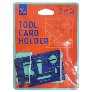 W+W 多功能卡片工具組, 旅行 探索 家用, 8.3 x 5.2 x 0.3cm, 1組