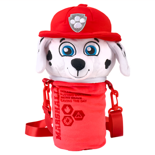 PAW PATROL 汪汪隊立大功 8吋水壺收納包 3歲以上, 毛毛 紅色, 1個