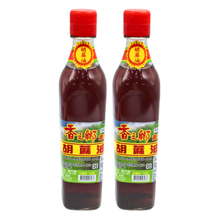 香之鄉 胡麻油, 500ml, 黑芝麻油, 台灣產, 2瓶