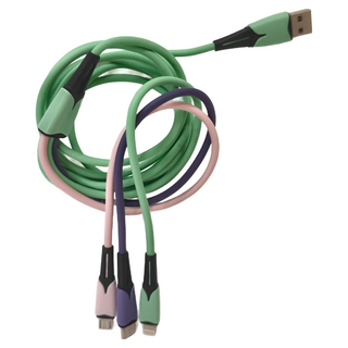 歌林5A三合一分色高速傳輸充電線, 1.8m, KEX-DLCP67, 1條