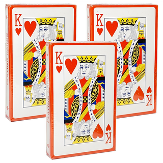 生活King 特大撲克牌 10x16cm, 3個