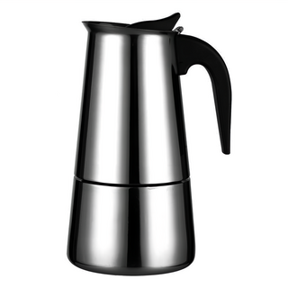 FANCY LIFE 不鏽鋼摩卡壺 耐高溫食品級金屬材質, 1個