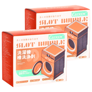 CEETOON 一錠淨洗衣機槽汙垢清潔錠劑, 12顆裝, 200g, 2盒