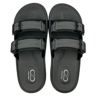 WUWU 冒險家雙帶厚底拖 MA072 44, 灰色, 280mm