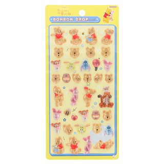 sun-star 晶透造型貼紙, 小熊維尼, 1張