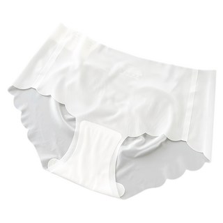冰絲面膜內褲 Set 5件, M 號 (36x22x褲腳16cm), 12g/件, 珍珠白