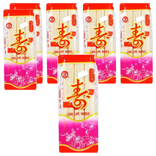 和益 三束素麵 長壽麵, 210g, 6包