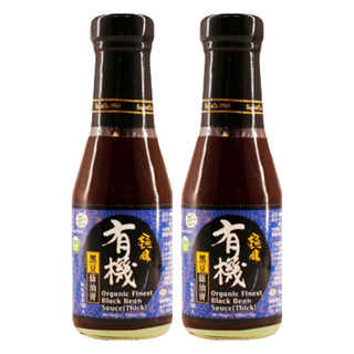 味榮 極釀級有機黑豆醬油膏, 添加有機糯米, 不添加防腐劑與色素, 155ml, 2瓶