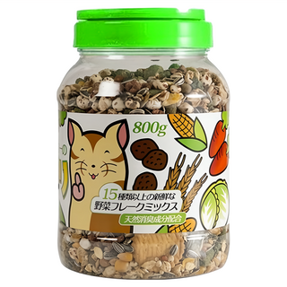 PetBest 倉鼠的大補帖 綜合蔬菜, 800g, 15種以上新鮮野菜, 1罐